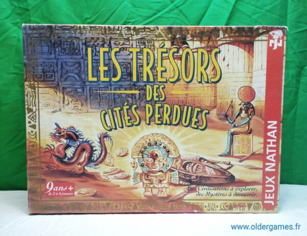 Les trésors des citées perdues jeu de société vintage jeu éducatif jeu d'adresse retrogaming oldergames.fr older games normandie nostalgique