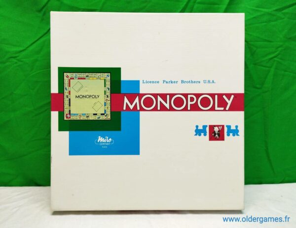 Monopoly jeu de société vintage jeu éducatif jeu d'adresse retrogaming oldergames.fr older games normandie nostalgique