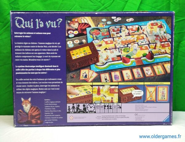 Qui l'a vu ? jeu de société vintage jeu éducatif jeu d'adresse retrogaming oldergames.fr older games normandie nostalgique