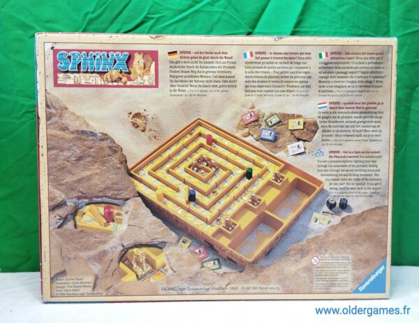 Sphinx jeu de société vintage jeu éducatif jeu d'adresse retrogaming oldergames.fr older games normandie nostalgique