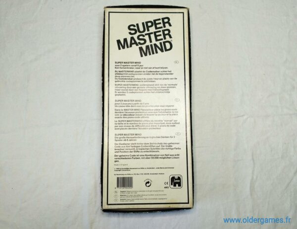 Super Master Mind jeu de société vintage jeu éducatif jeu d'adresse retrogaming oldergames.fr older games normandie nostalgique