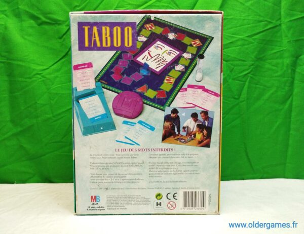 Taboo (3ème édition) jeu de société vintage jeu éducatif jeu d'adresse retrogaming oldergames.fr older games normandie nostalgique