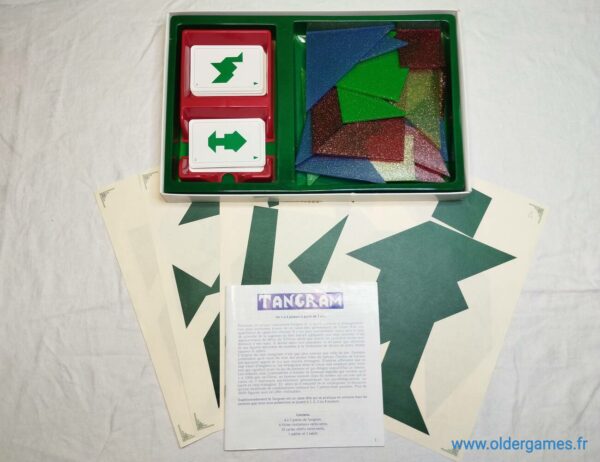 Tangram jeu de société vintage jeu éducatif jeu d'adresse retrogaming oldergames.fr older games normandie nostalgique