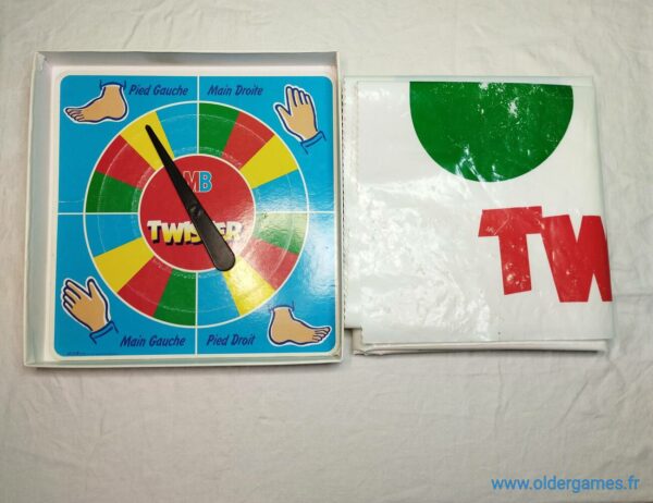 Twister jeu de société vintage jeu éducatif jeu d'adresse retrogaming oldergames.fr older games normandie nostalgique