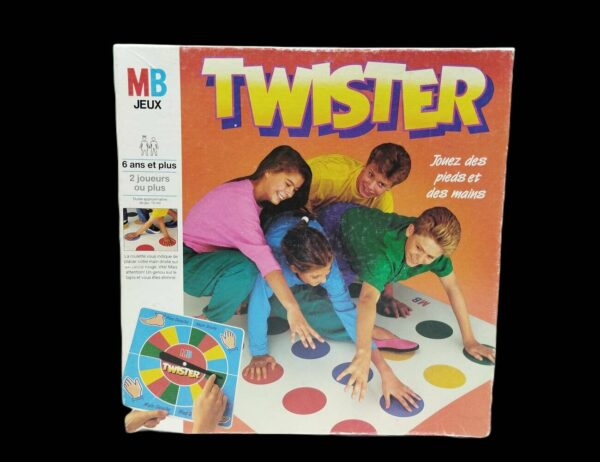 Twister jeu de société vintage jeu éducatif jeu d'adresse retrogaming oldergames.fr older games normandie nostalgique