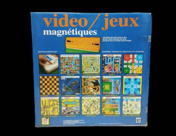 Video jeux magnétiques électriques jeu de société vintage jeu éducatif jeu d'adresse retrogaming oldergames.fr older games normandie nostalgique