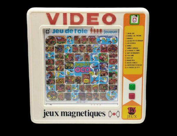 Video jeux magnétiques électriques jeu de société vintage jeu éducatif jeu d'adresse retrogaming oldergames.fr older games normandie nostalgique